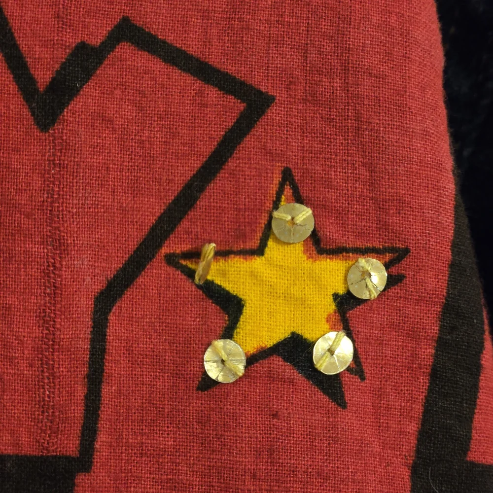 Vintage Disney Blue Denim Jacket With Mickey Mouse Sequins Size Large - Picture 11 of 16